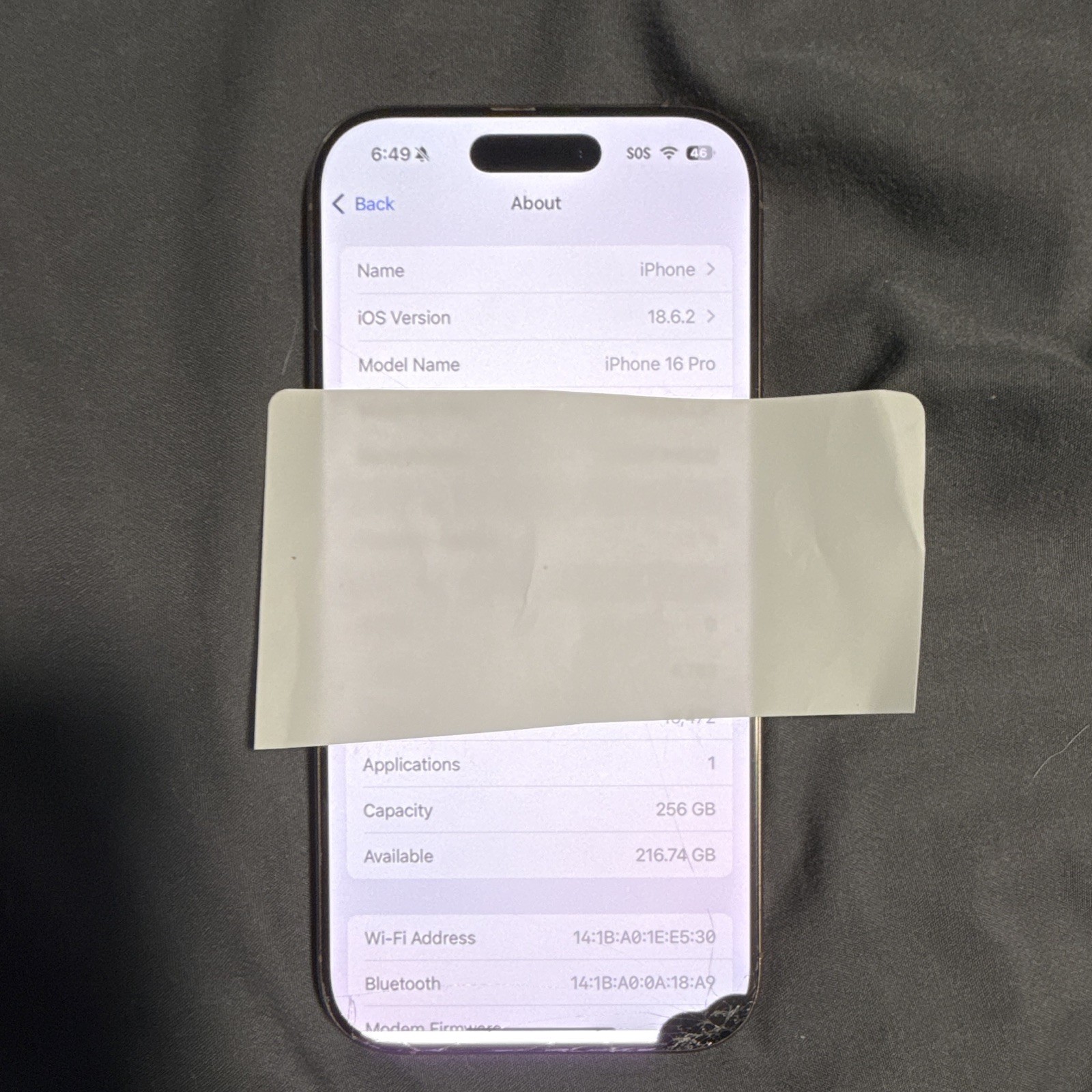 Apple iPhone 16 Pro 256GB White 48MP iOS Smartphone