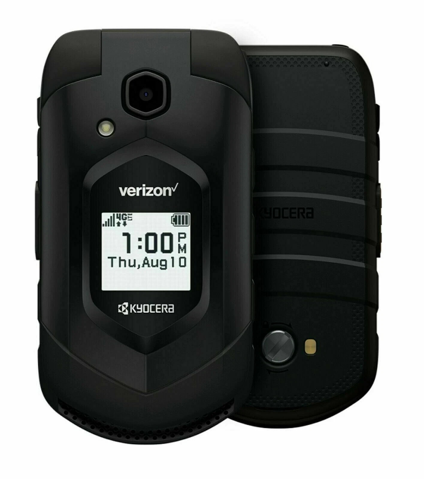 Kyocera E4610 DURAXV Verizon 4G LTE With Camera Rugged Flip Phone