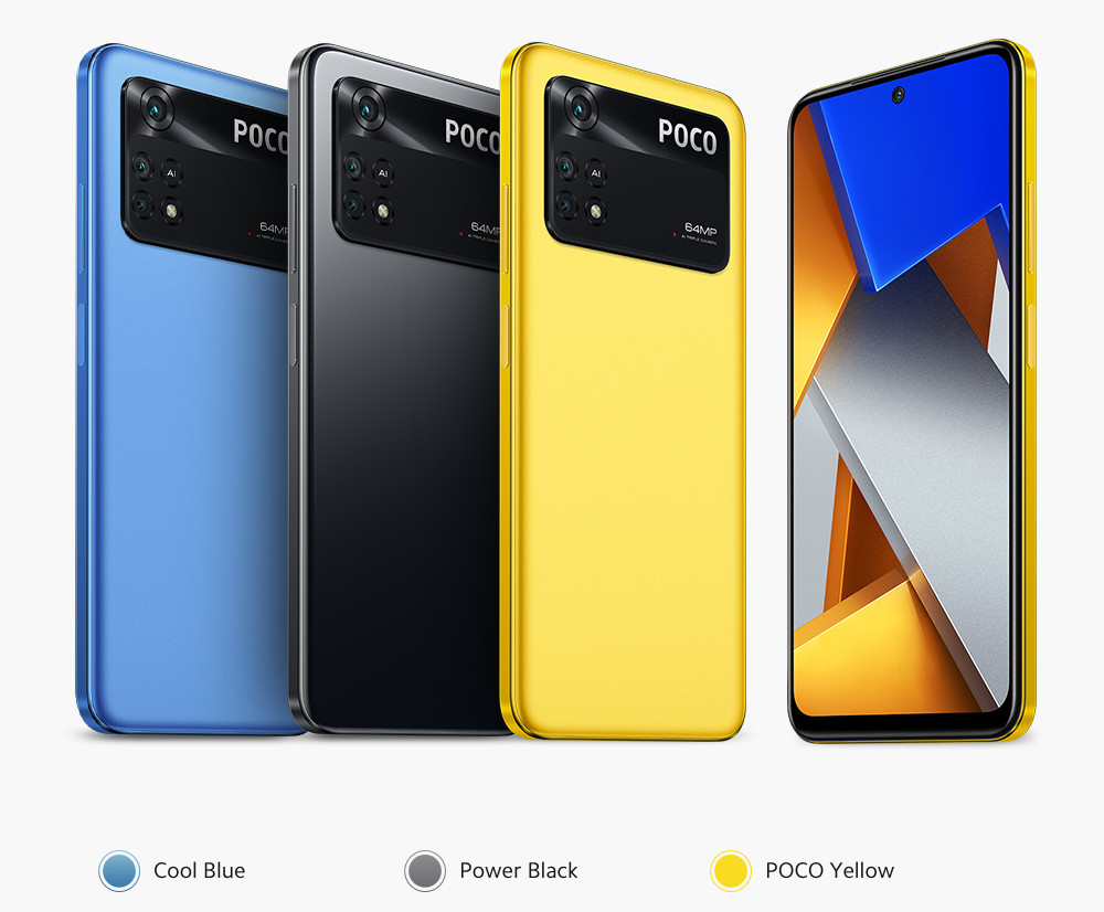 Xiaomi POCO M4 PRO 4G LTE Poco Yellow – 6GB RAM – 128GB ROM – Global Version NEW