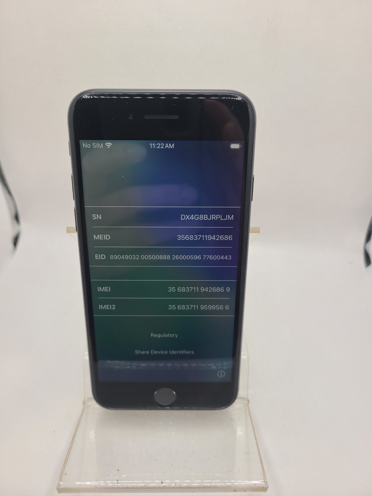 Apple iPhone SE 2020 [A2275] AT&T Carrier ONLY Black 64GB iOS 26.5