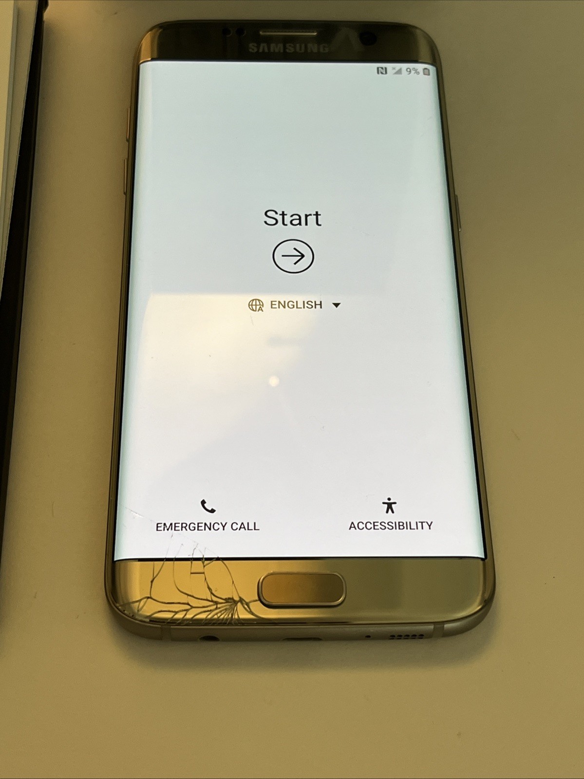 Samsung Galaxy S7 Edge G935A 32GB Verizon/GSM Unlocked-Gold -Good