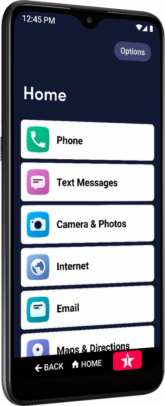 Lively- Jitterbug Smart3 Smartphone for Seniors – Black NEW