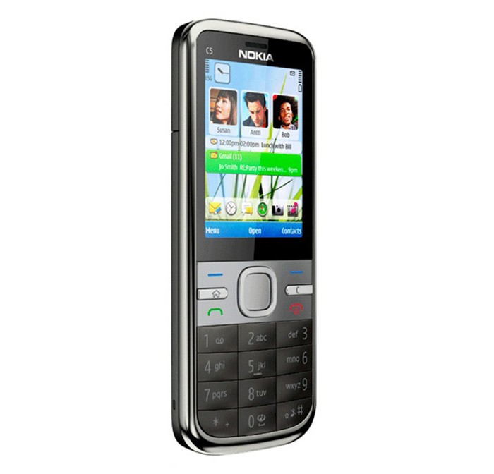 Original Nokia C5-00 Unlocked 3G MP3 MP4 5.0MP GPS Camera WCDMA Mobile Bar Phone