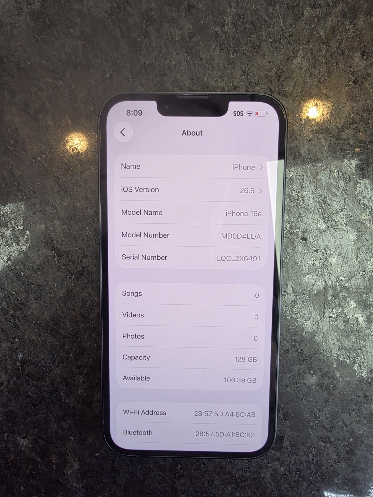 Apple iPhone 16e – 128 GB – Black (Cricket Wireless)