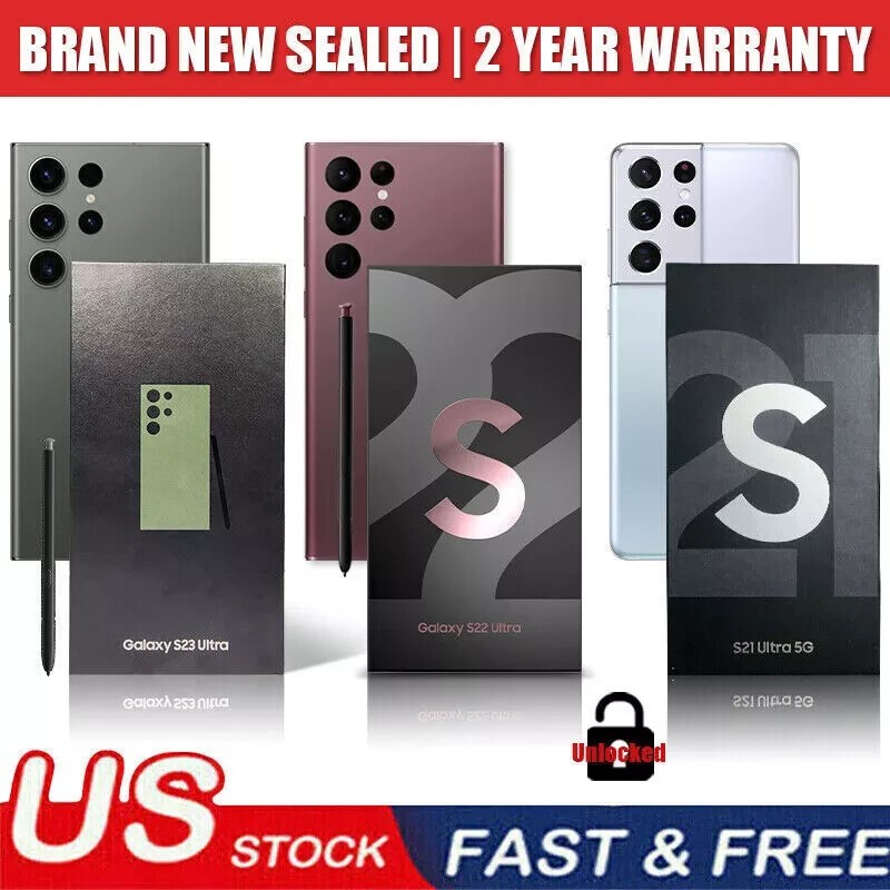 FACTORY NEW SEALED SAMSUNG GALAXY S23 ULTRA/S22 ULTRA 5G US STOCK FAST SHIPPING