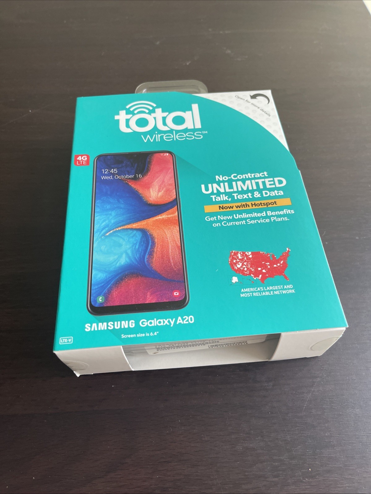 BRAND NEW / Sealed: Total Wireless Samsung Galaxy A20