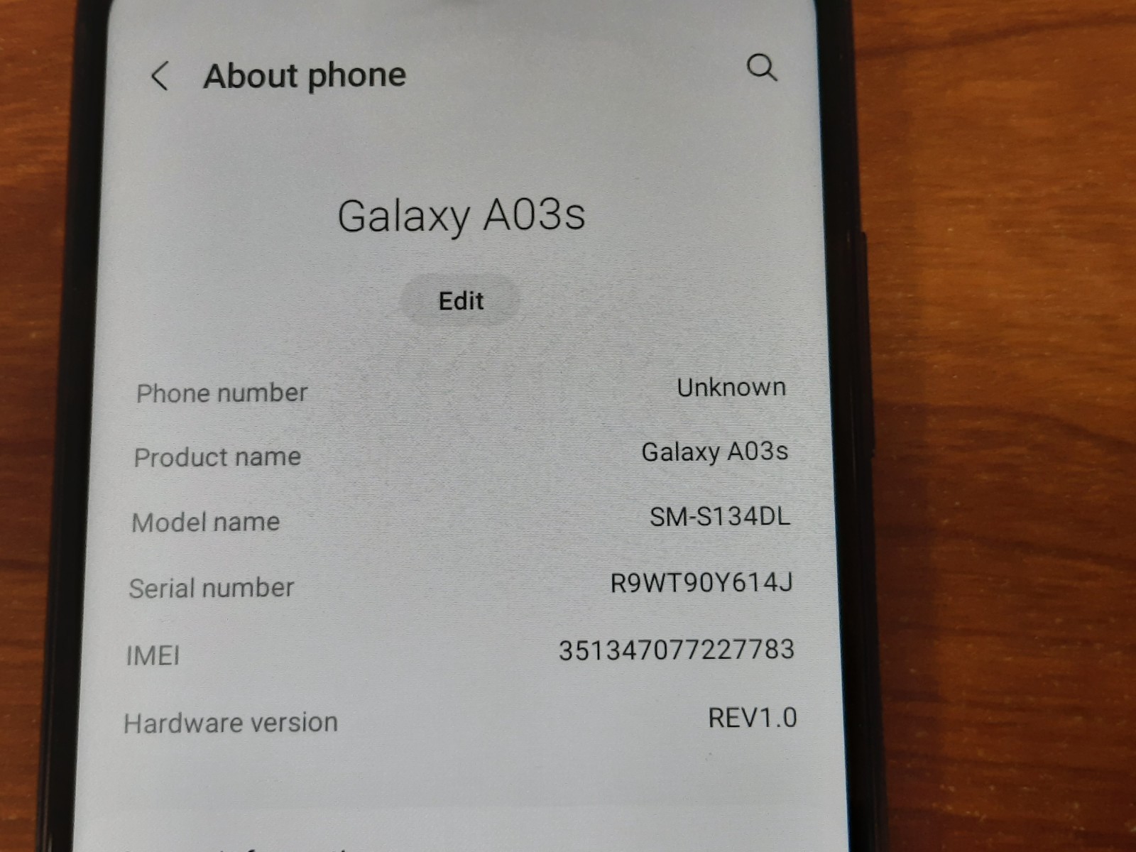 Samsung Galaxy A03s SM-S134DL TracFone 32GB Black