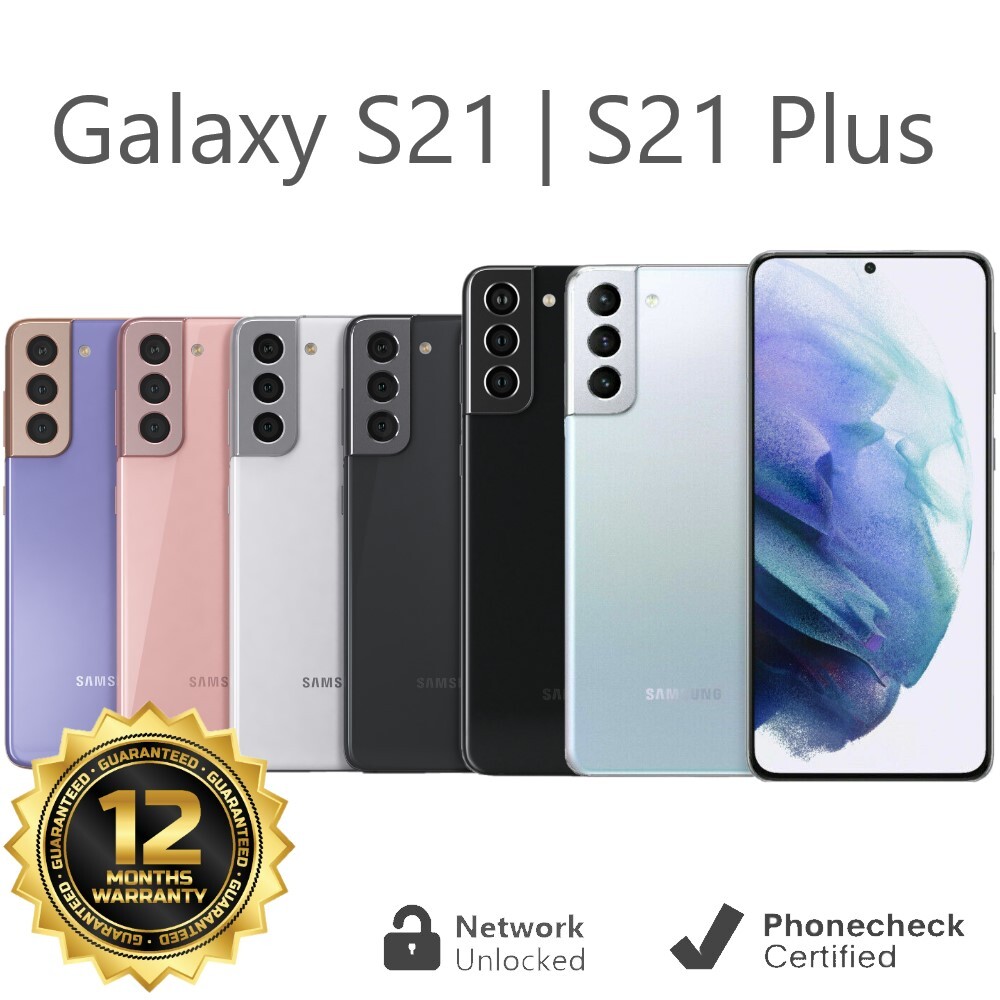 Samsung Galaxy S21 | S21+ Plus 5G – 128GB – (Unlocked) Smartphone – Excellent