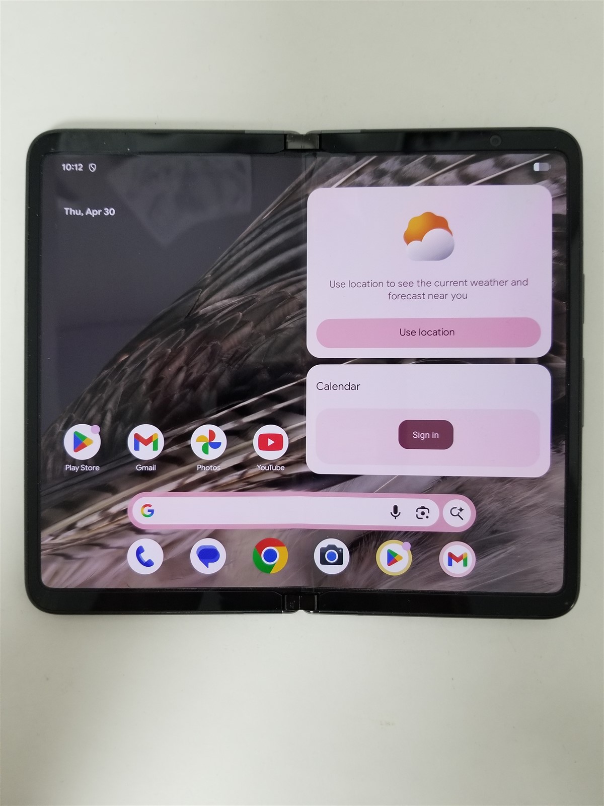 Google Pixel Fold 256GB Black G9FPL (Unlocked) Damaged zD1741
