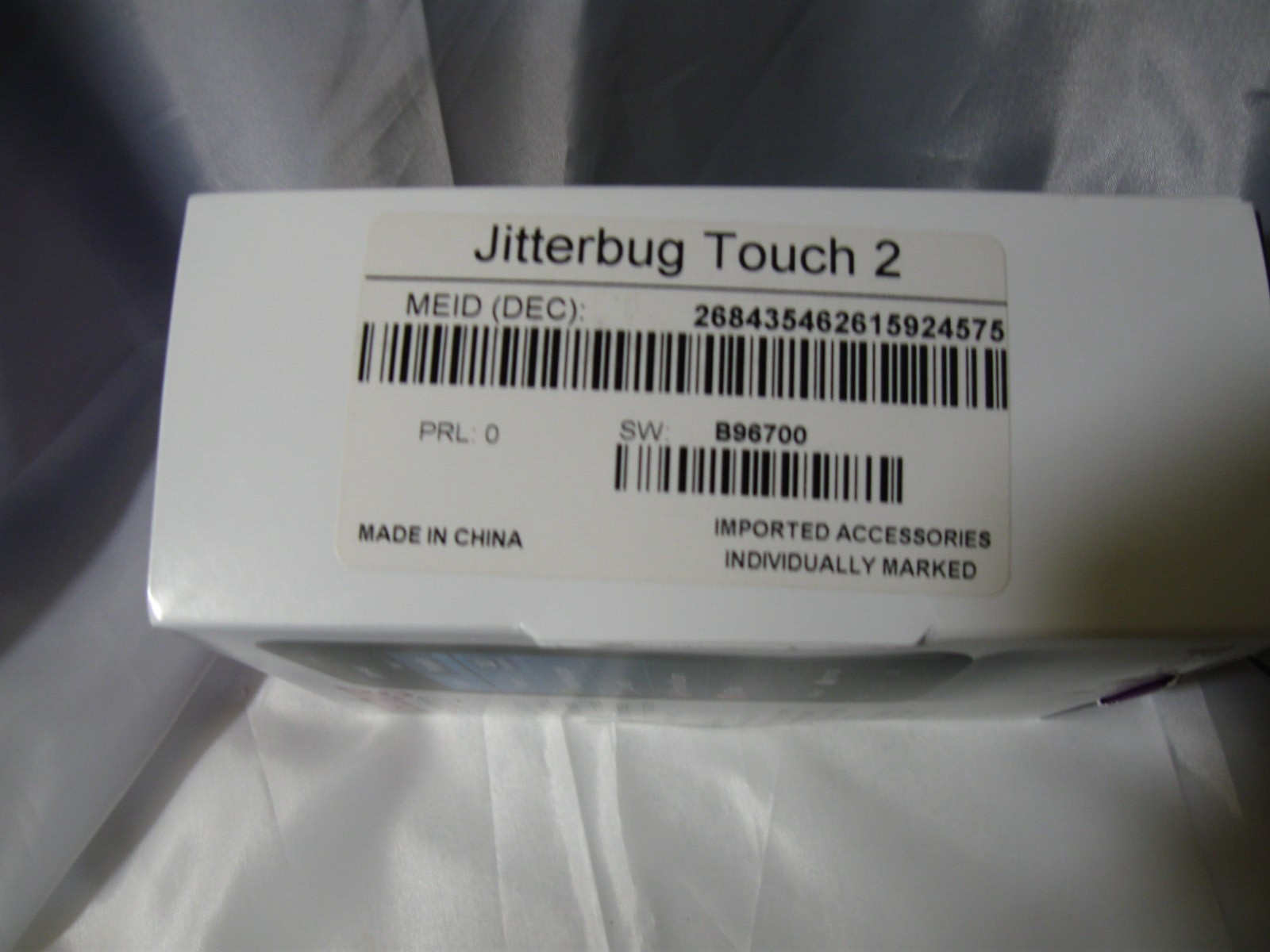 NEW NEVER USED jitterbug Touch 2 smart phone in box SUPER