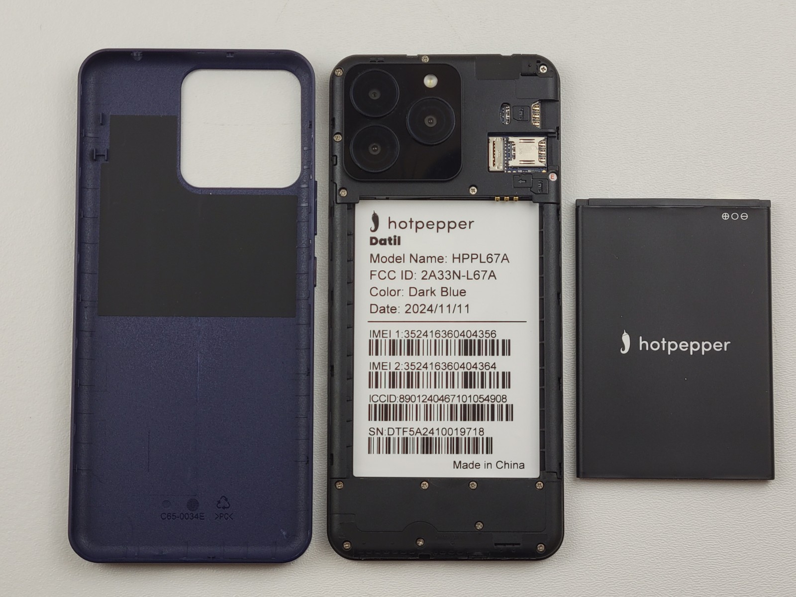 (USED) Hotpepper Datil (HPPL67A) 32GB (CARRIER UNKNOWN) Dual SIM Smartphone