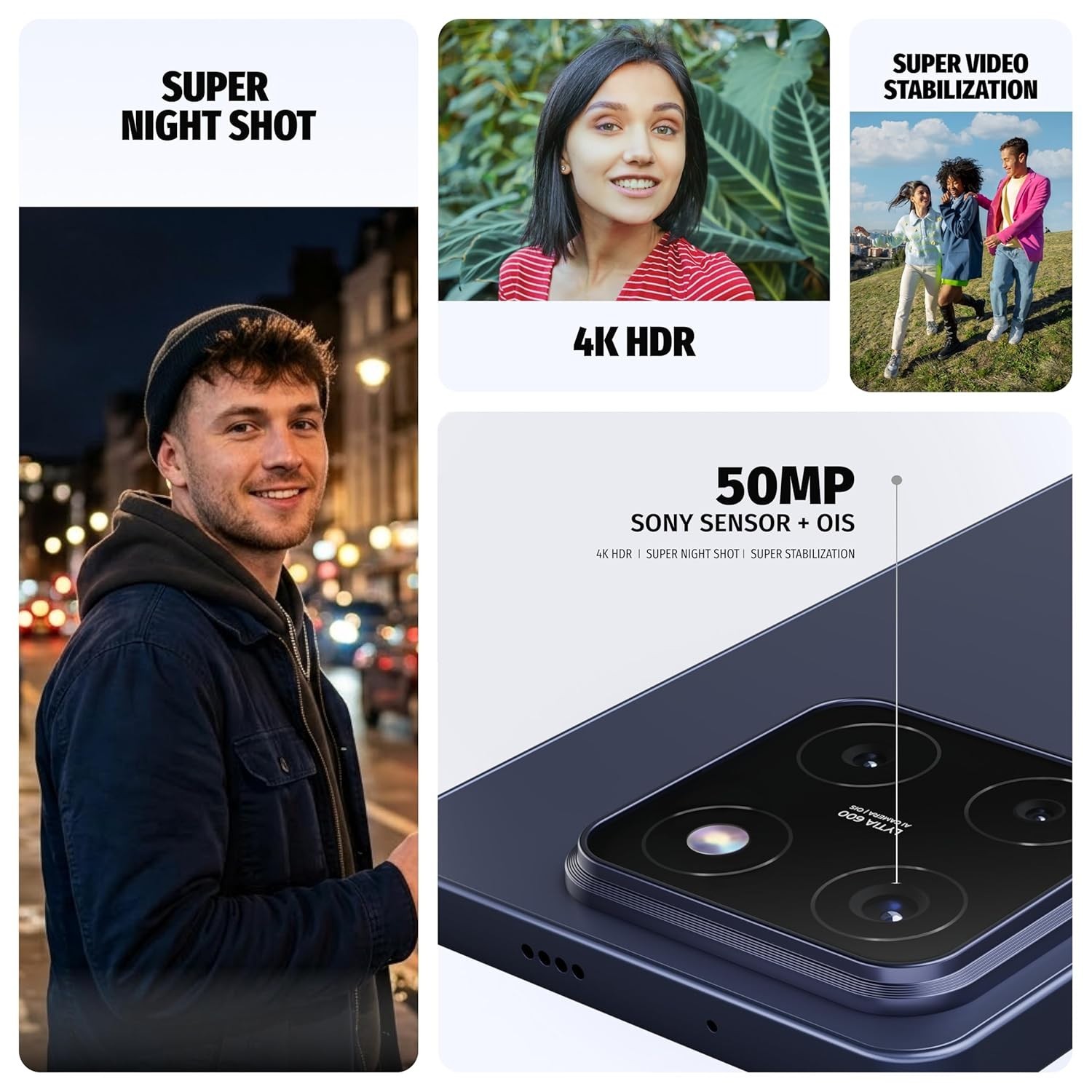 Wobble One 5G 8GB 256GB 50MP Epic Front Camera Dual 4K HDR Unlocked Global White