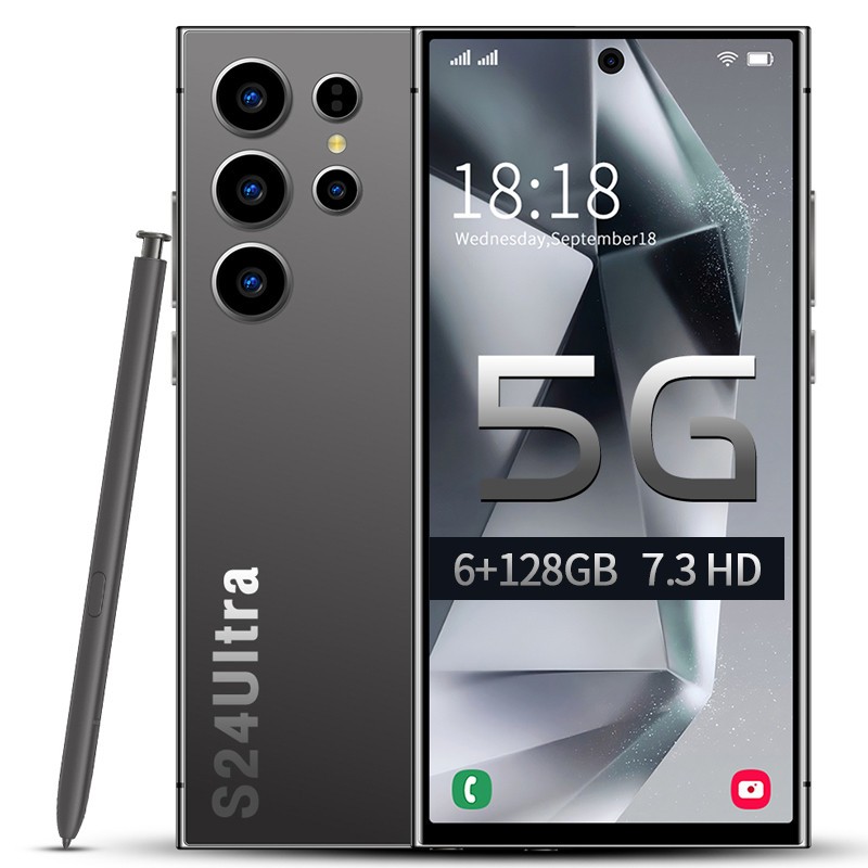 New S24 Ultra 5G Smartphone 7.3″ Factory Unlocked Android Cellphones Dual SIM