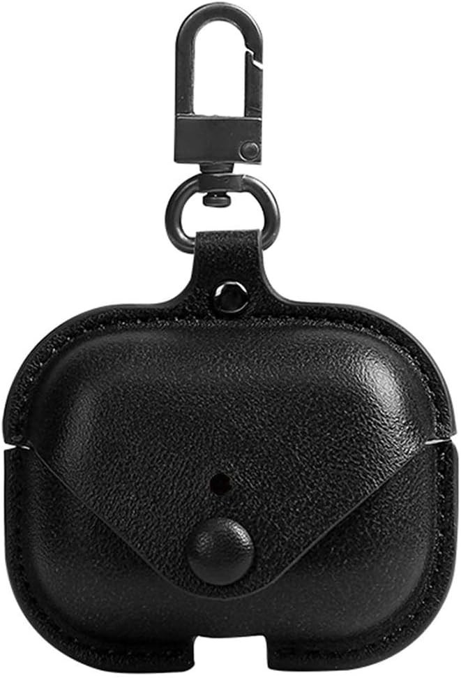 Genuine Leather Case for Apple AirPods Pro 3 Wireless Charging Case with Keychai