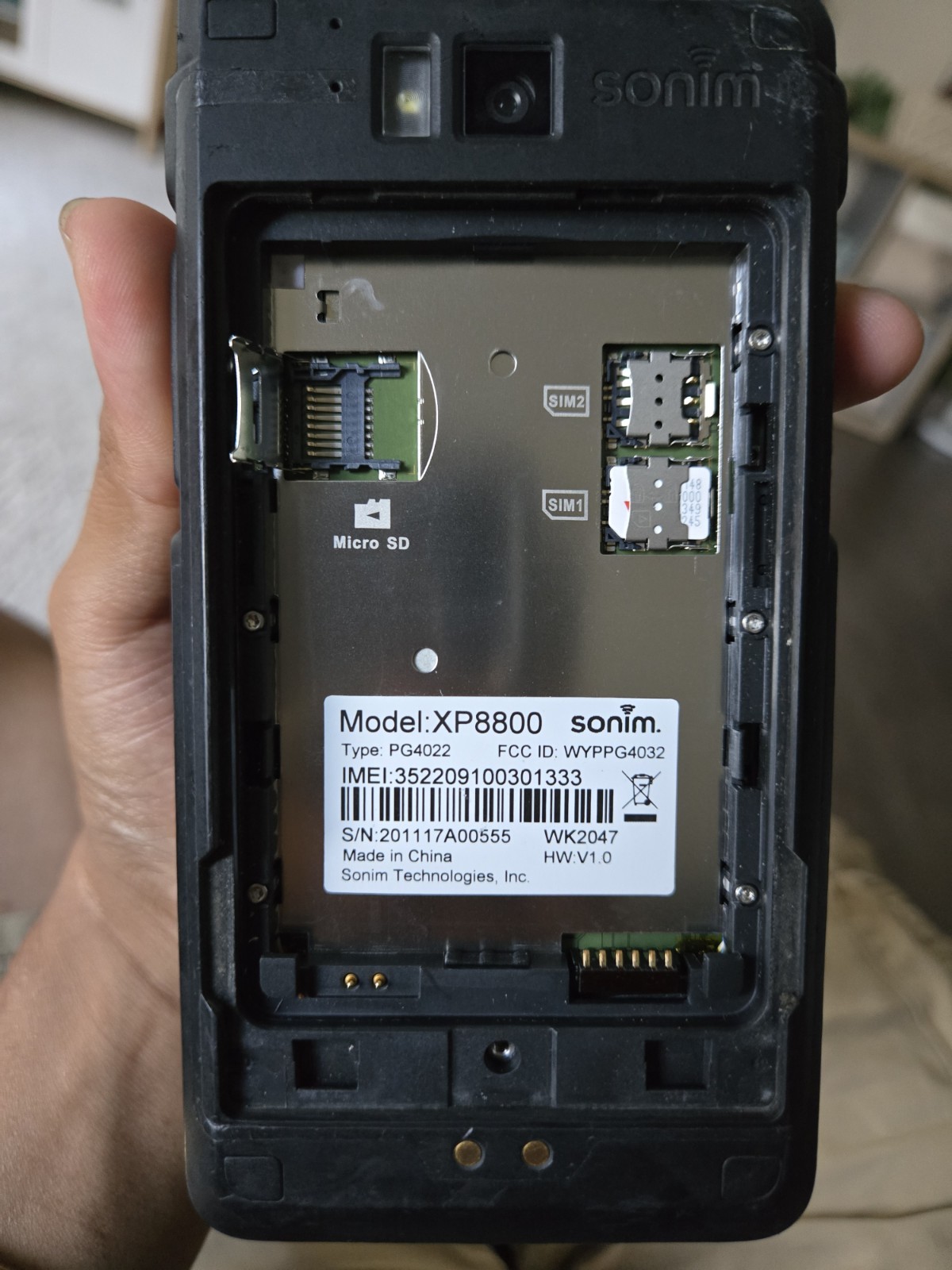 Sonim XP8 XP8800 Verizon (CDMA & GSM) 64GB PTT Rugged Android RYDER LOCKED READ!