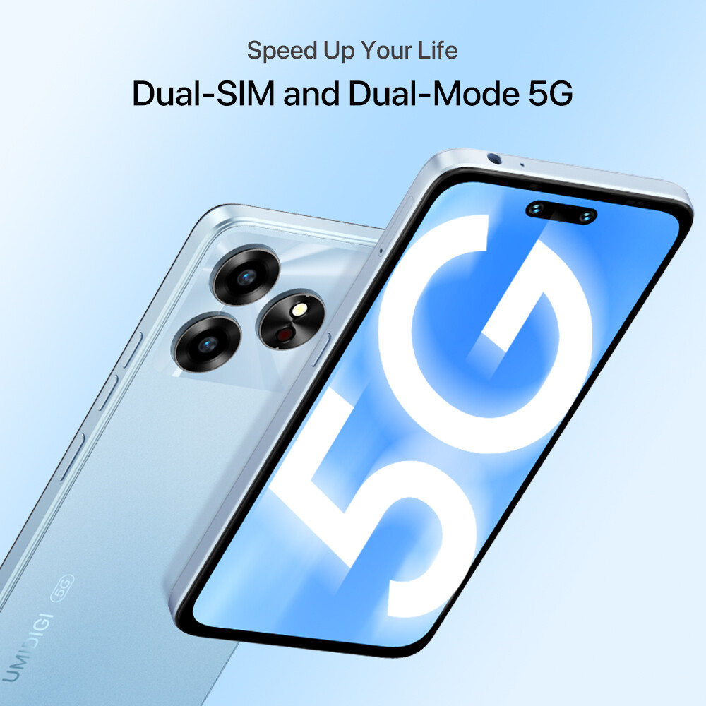 UMIDIGI G6 5G Android 13 NFC 6GB+128GB Unlocked 90Hz 4G Octa Core Smartphone