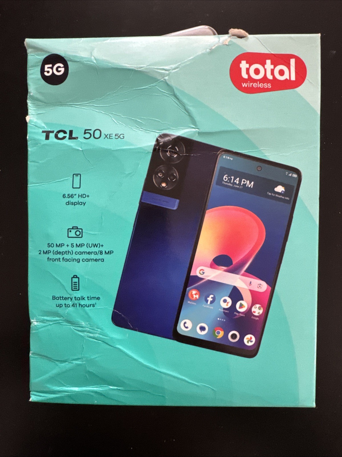 TCL 50 XE 5G 128GB Total Wireless Smartphone