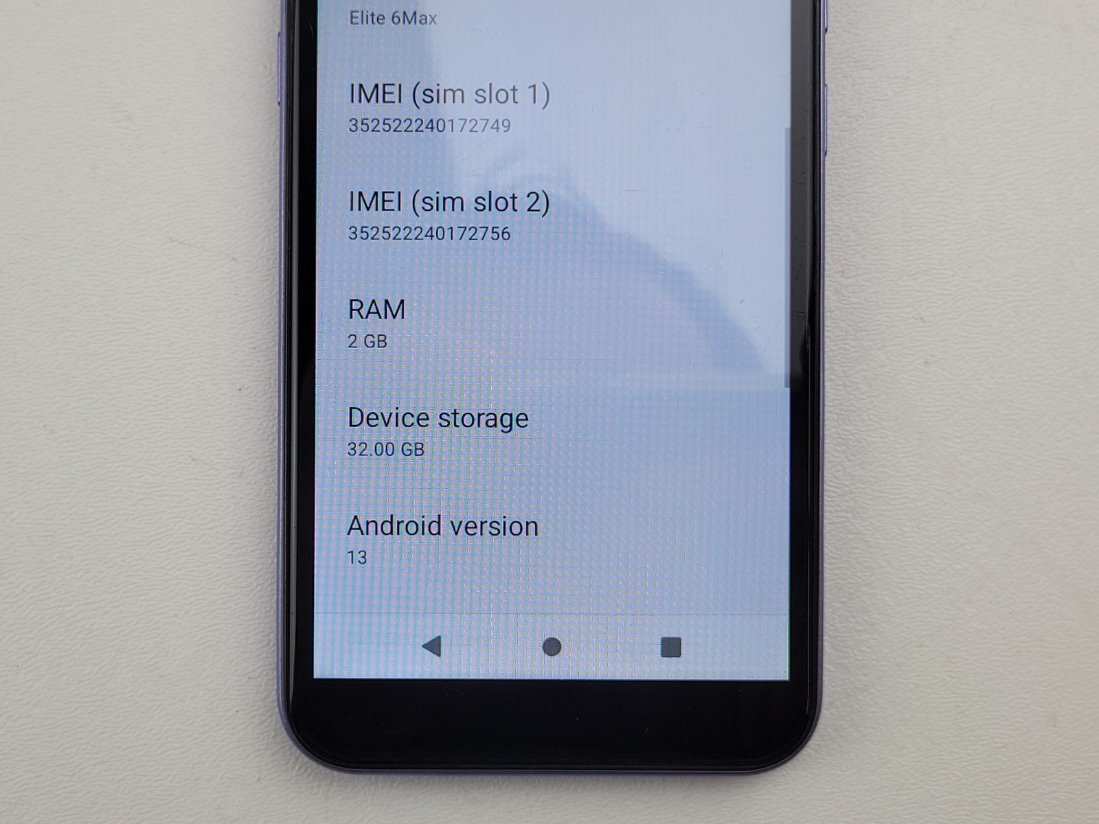 SKY Devices Elite 6Max – 32GB – Purpl (GSM Unlocked) Dual SIM Smartphone – H4722