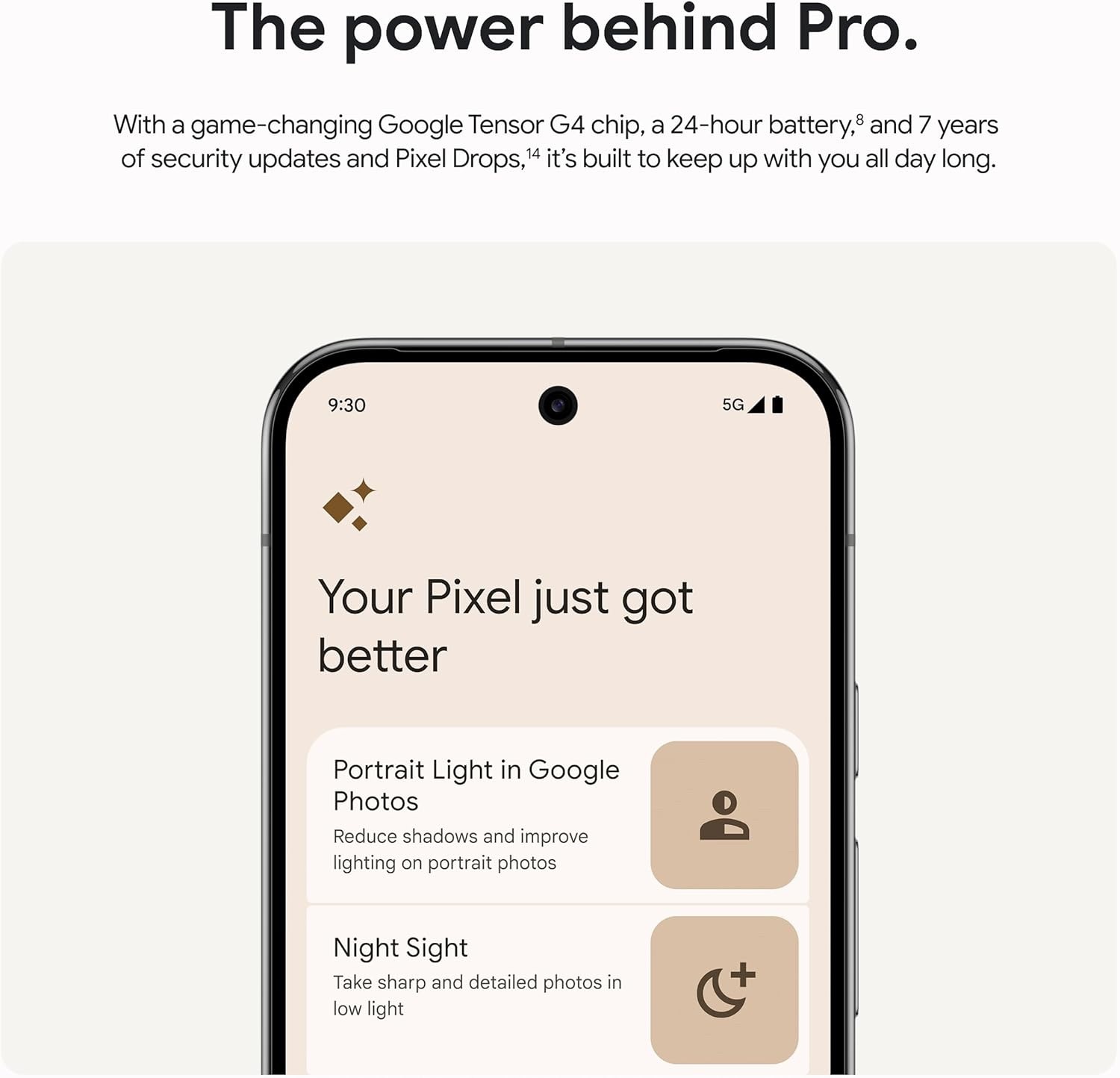 Google Pixel 9 Pro XL – Unlocked Android Smartphone 128GB Hazel New!!!
