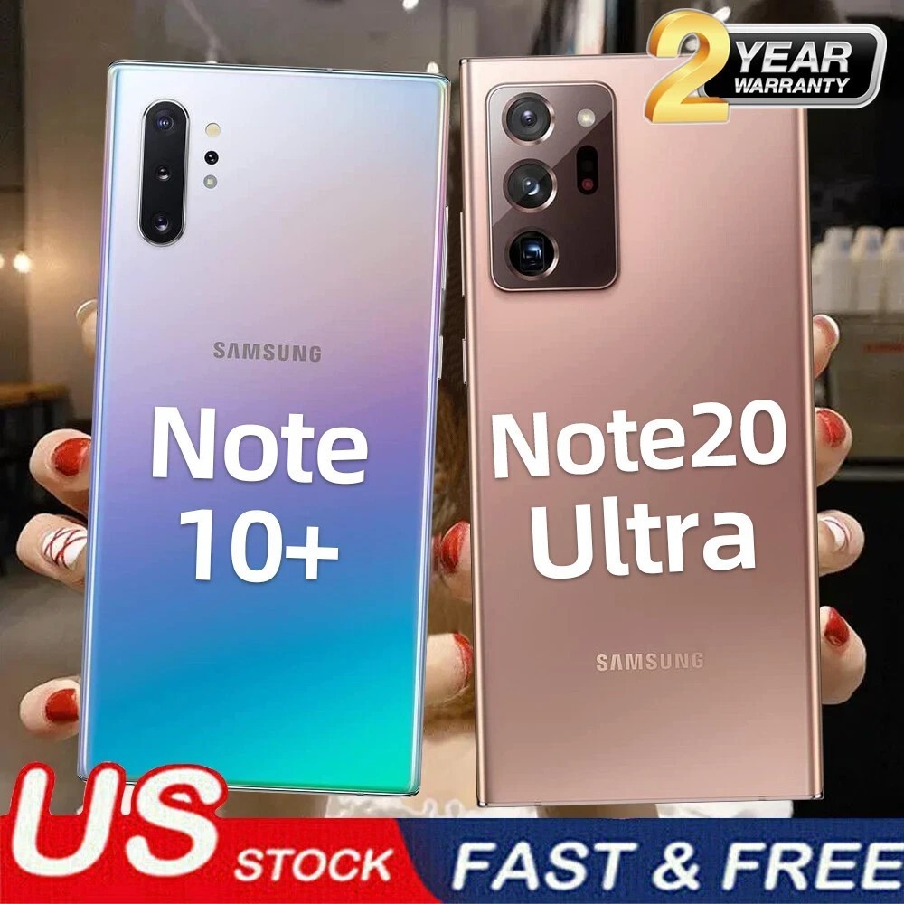 New In Box Note20 Ultra Note10+ 5G Network Unlocked With 2 Years Warranty