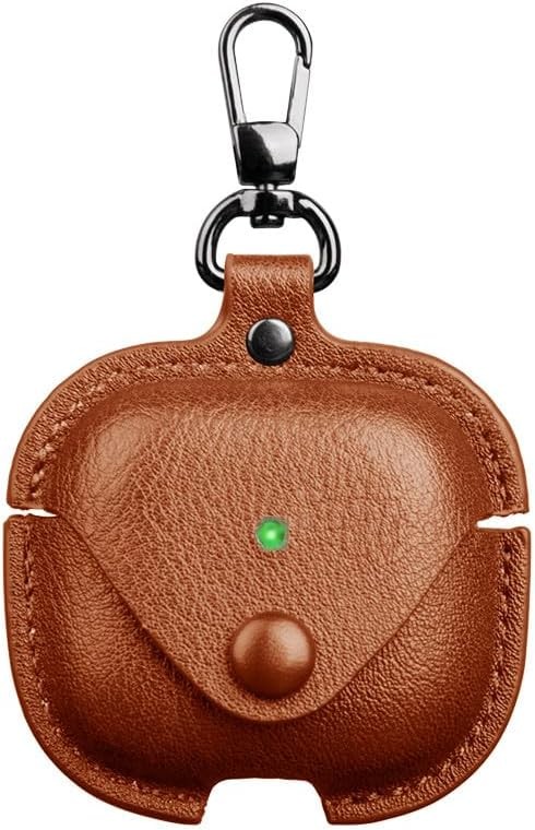 Stylish Retro Leather Wireless Charging Protective Headphone Case Cover for Appl