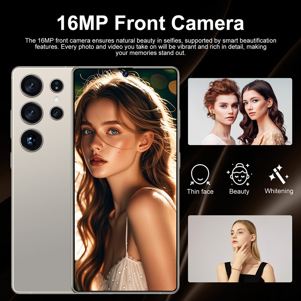NEW G25 Ultra 5G Unlocked Smartphone Android 15 Cell Phone Dual SIM Cheap Mobile