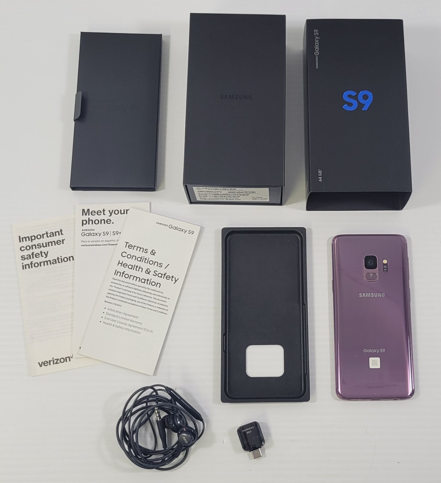 R) Samsung Galaxy S9 – 64 GB – Lilac Purple (Verizon) G960U