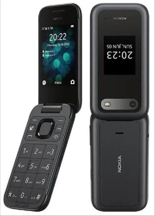 Nokia 2660 Flip Original 5.0MP 2.8″ Dual-SIM Flip Mobile Phone 4G LTE