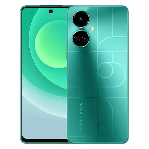 TECNO Camon 19 Model C16n (6GB RAM, 128GB Storage, Color: Green & White)