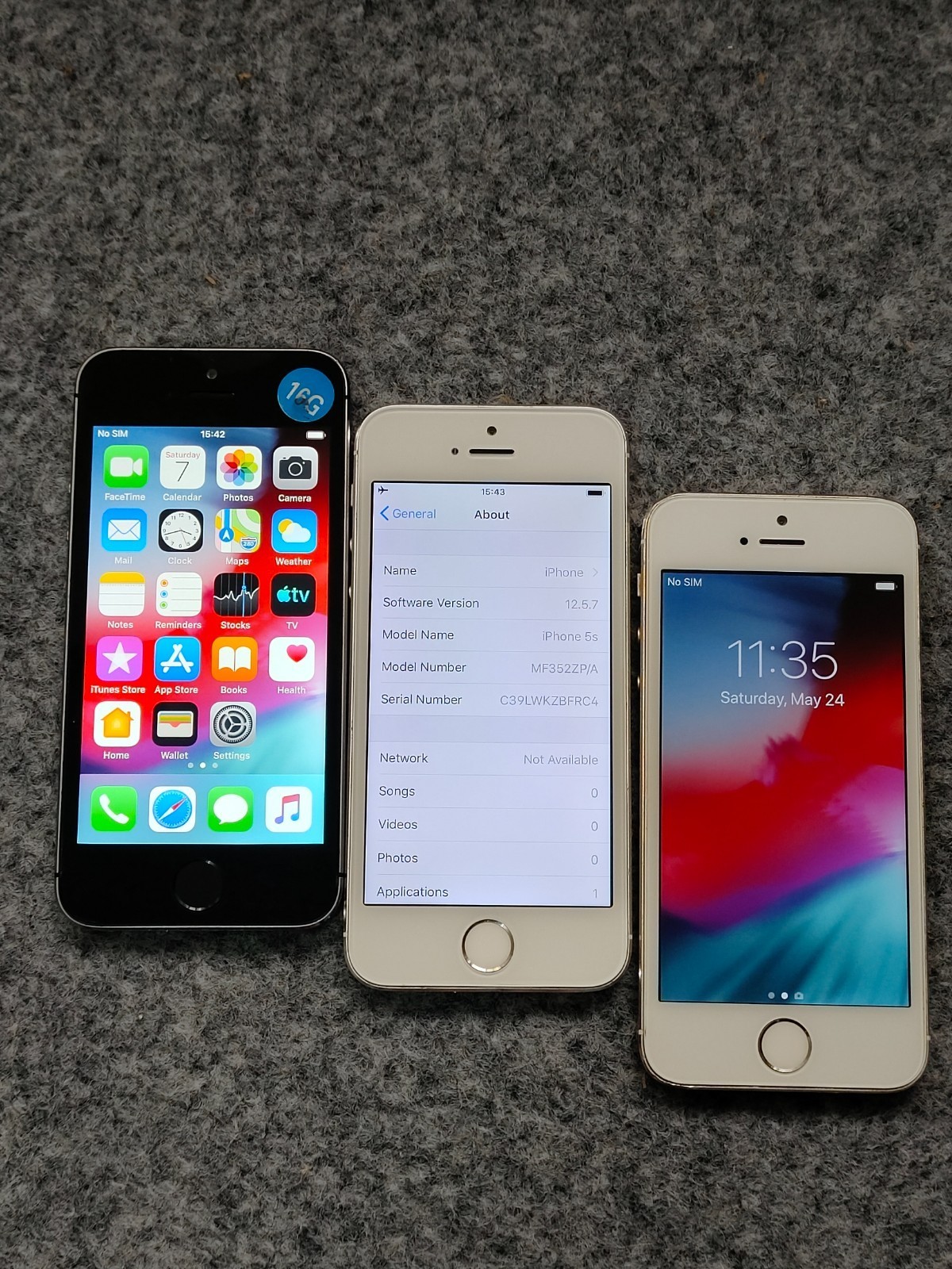 Apple iPhone 5s 16/32/64GB Gray/Silver/Gold Factory UNLOCKED any carrier 90%N ew