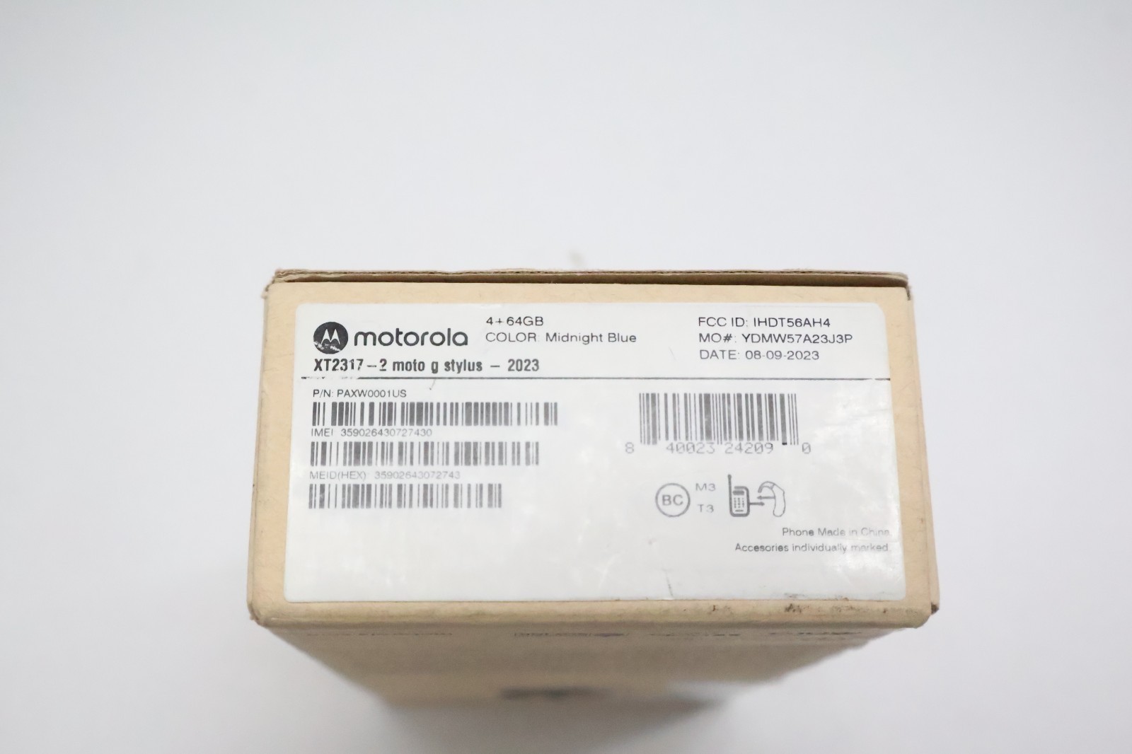 Motorola Moto G Stylus 2023 64GB Midnight Blue XT2317-2 NEW DEMO UNIT