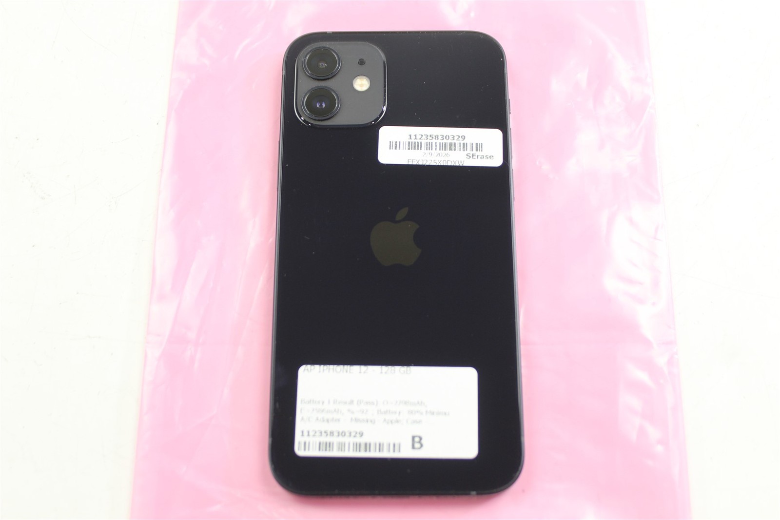 Apple iPhone 12 A2172 128GB Black Verizon CDMA GSM Smartphone