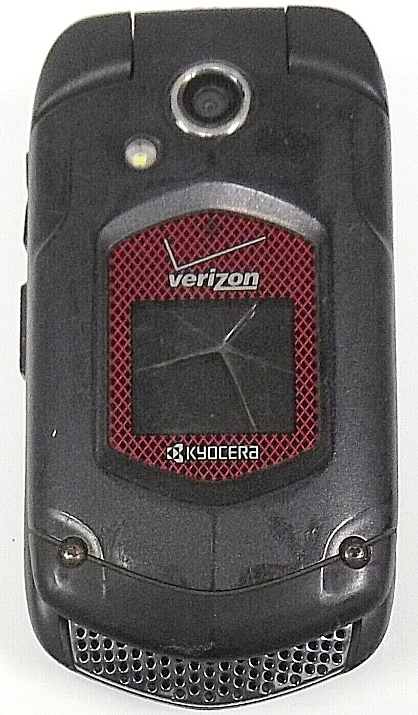 Kyocera DuraXV + / Dura XV Plus E4520PTT – Black ( Verizon ) Flip Phone – READ