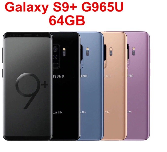 Samsung Galaxy S9 Plus SM-G965U 64GB (Fully Unlocked) Android Smartphone 12.0MP