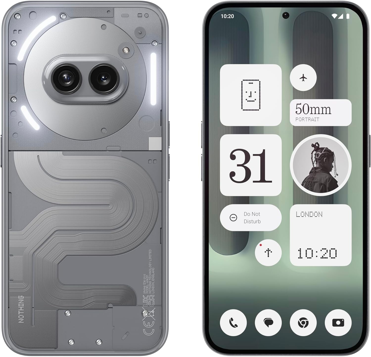 Nothing Phone (2a) Plus Smartphone, MTK 7350 Pro 50 MP Triple Camera