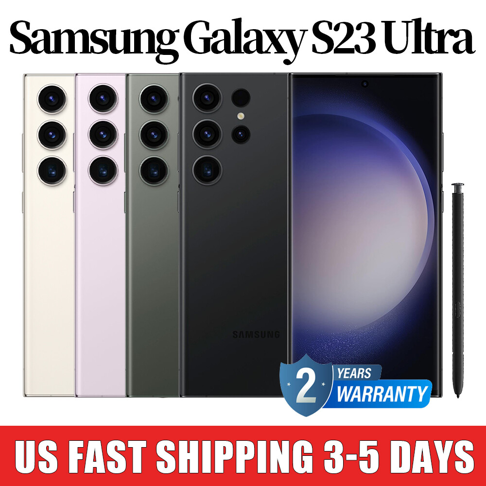 NEW SEALED IN BOX SAMSUNG GALAXY S23 ULTRA 5G 512GB 256GB US UNLOCKED SM-S918U