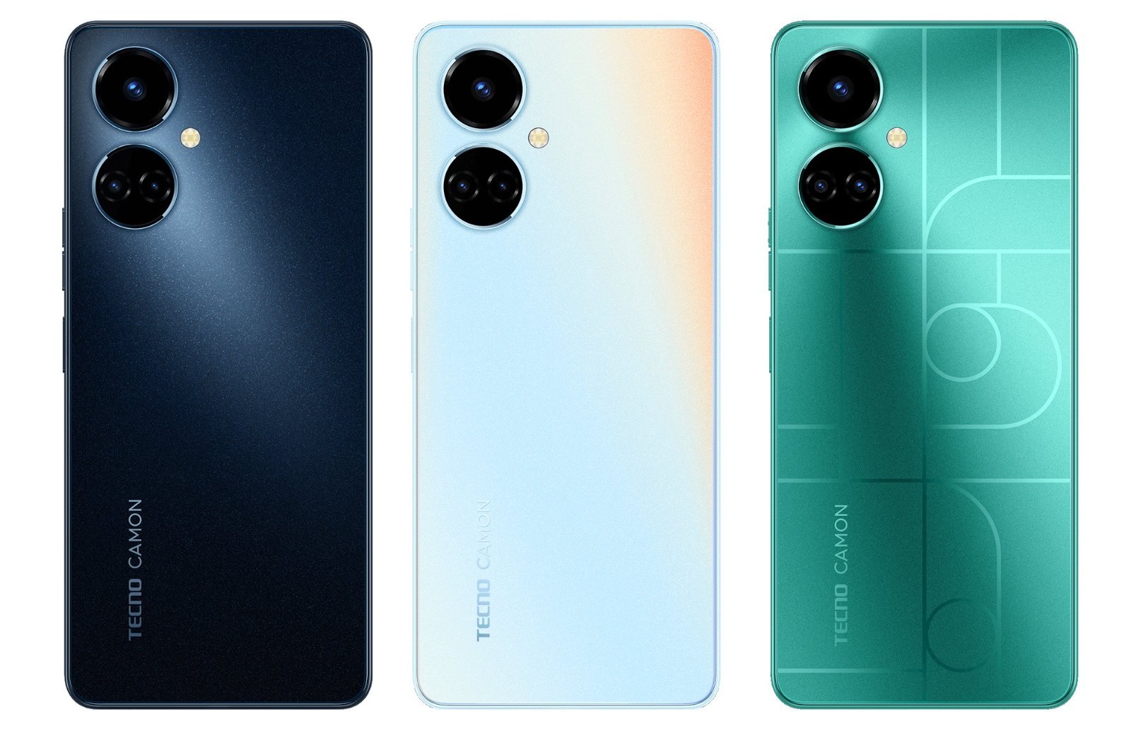 TECNO Camon 19 Model C16n (6GB RAM, 128GB Storage, Color: Green & White)