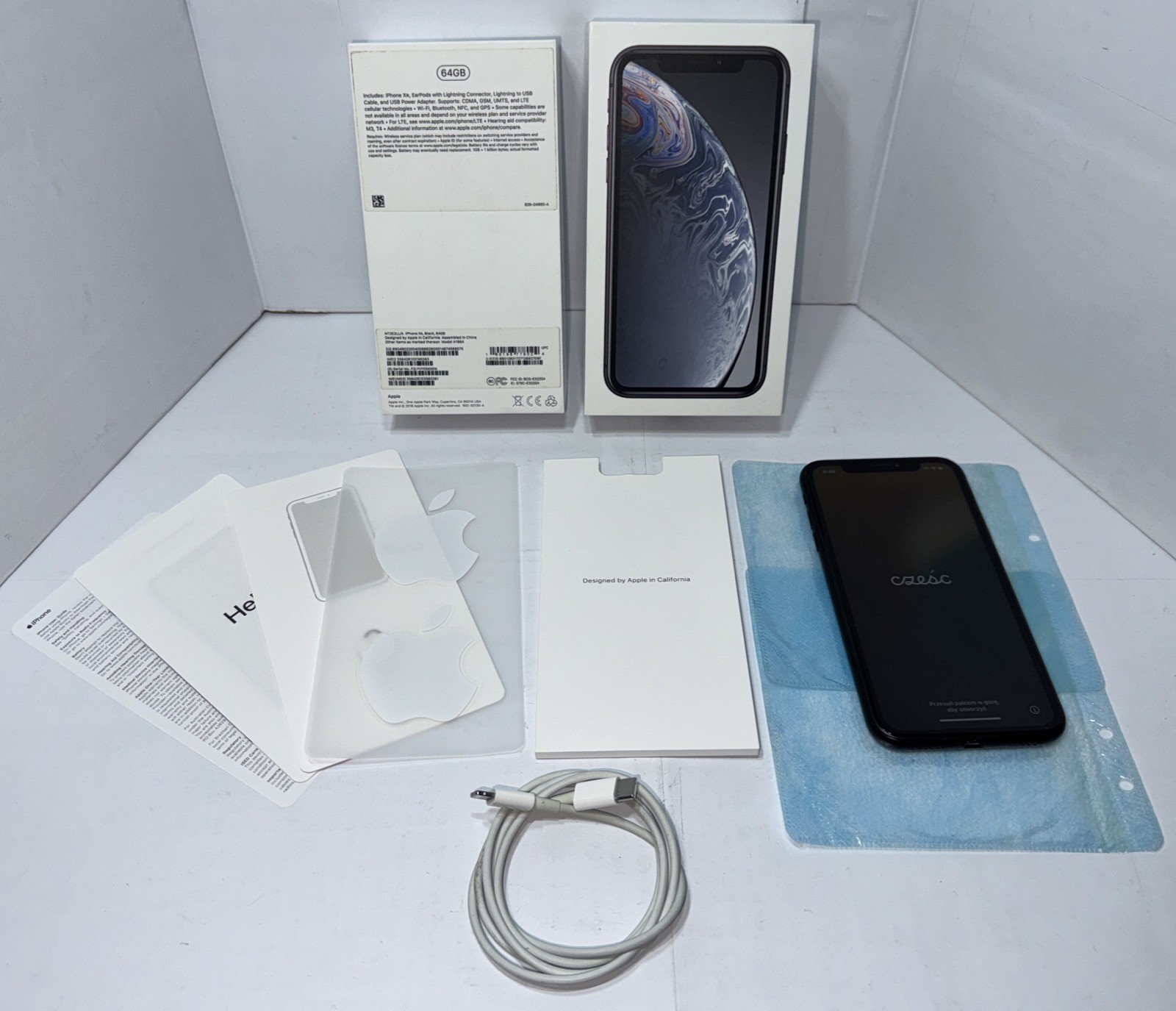 Apple iPhone XR Black 64GB Carrier Unlocked A1984 Tested & Works