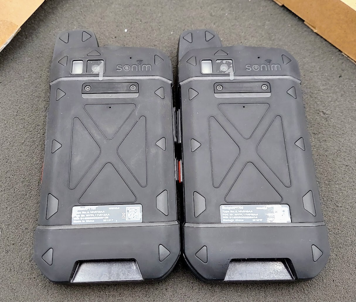LOT OF 2 Sonim XP8 XP7700 Android 4.4 KitKat