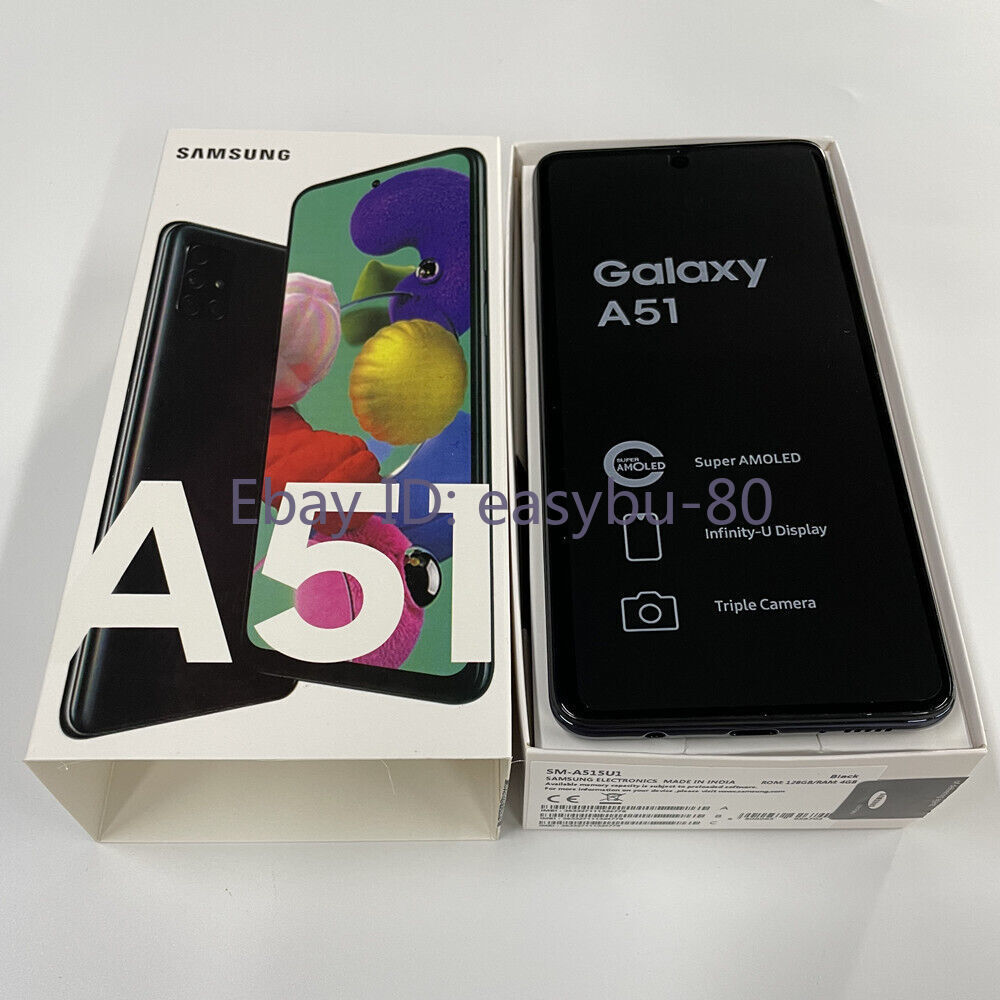 Samsung Galaxy A51 SM-A515U A515F/DS 128GB 4GB 4000mAh Unopened Multicolor