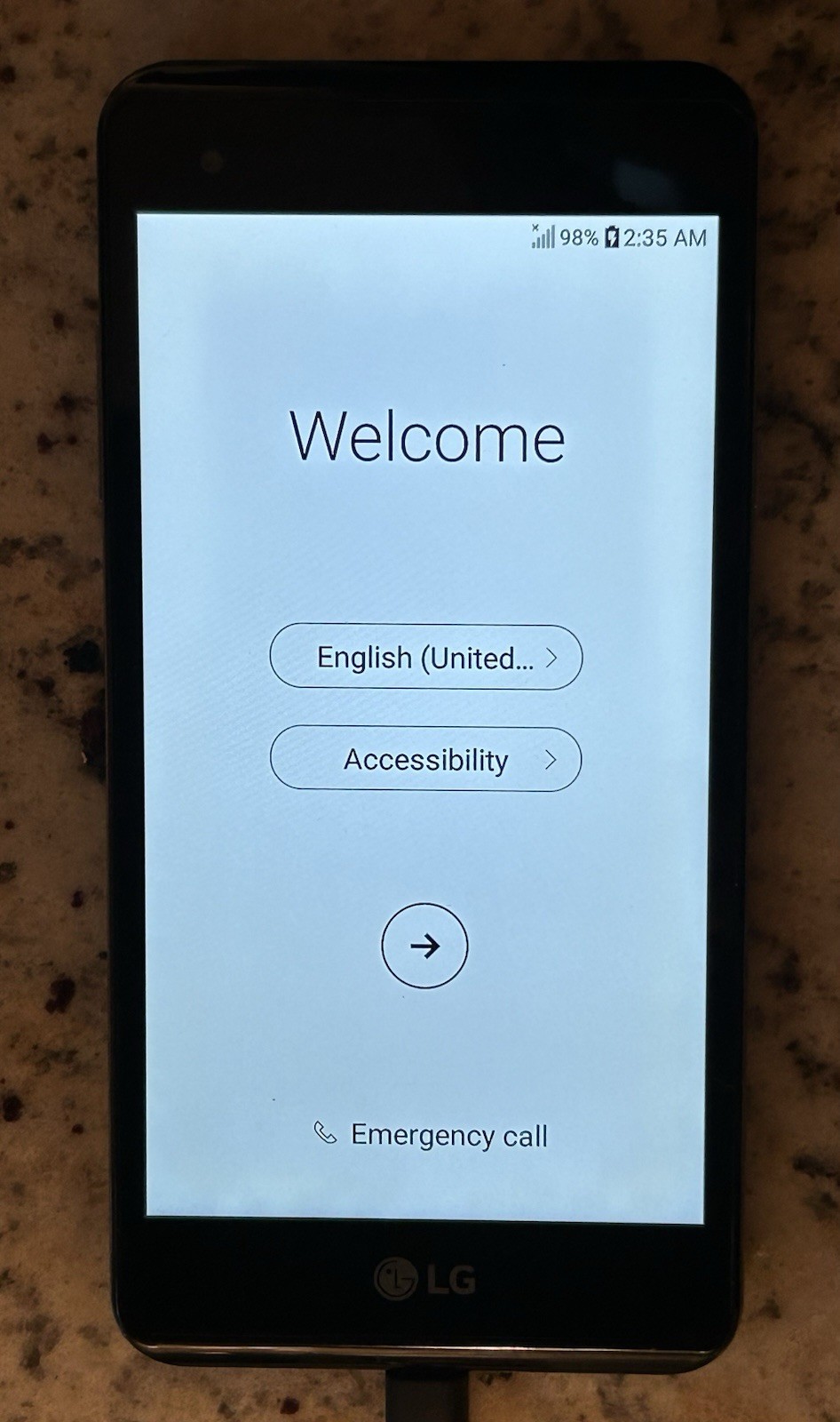 LG X Style LGL56VL Tracfone Smartphone 8GB Black Original Buyer/Owner Clean Used
