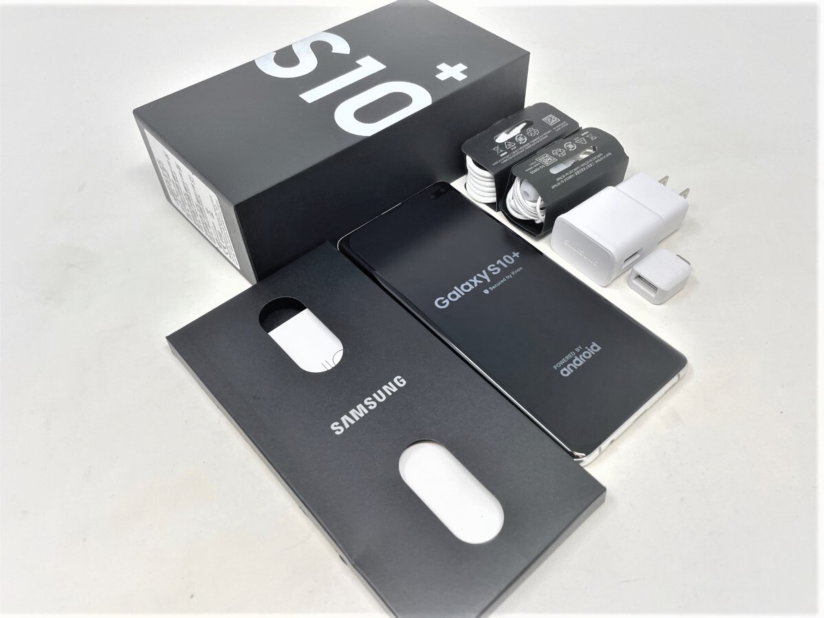 New Samsung Galaxy S10+ Plus Prism White SM-G975U 512GB T-Mobile AT&T Unlocked
