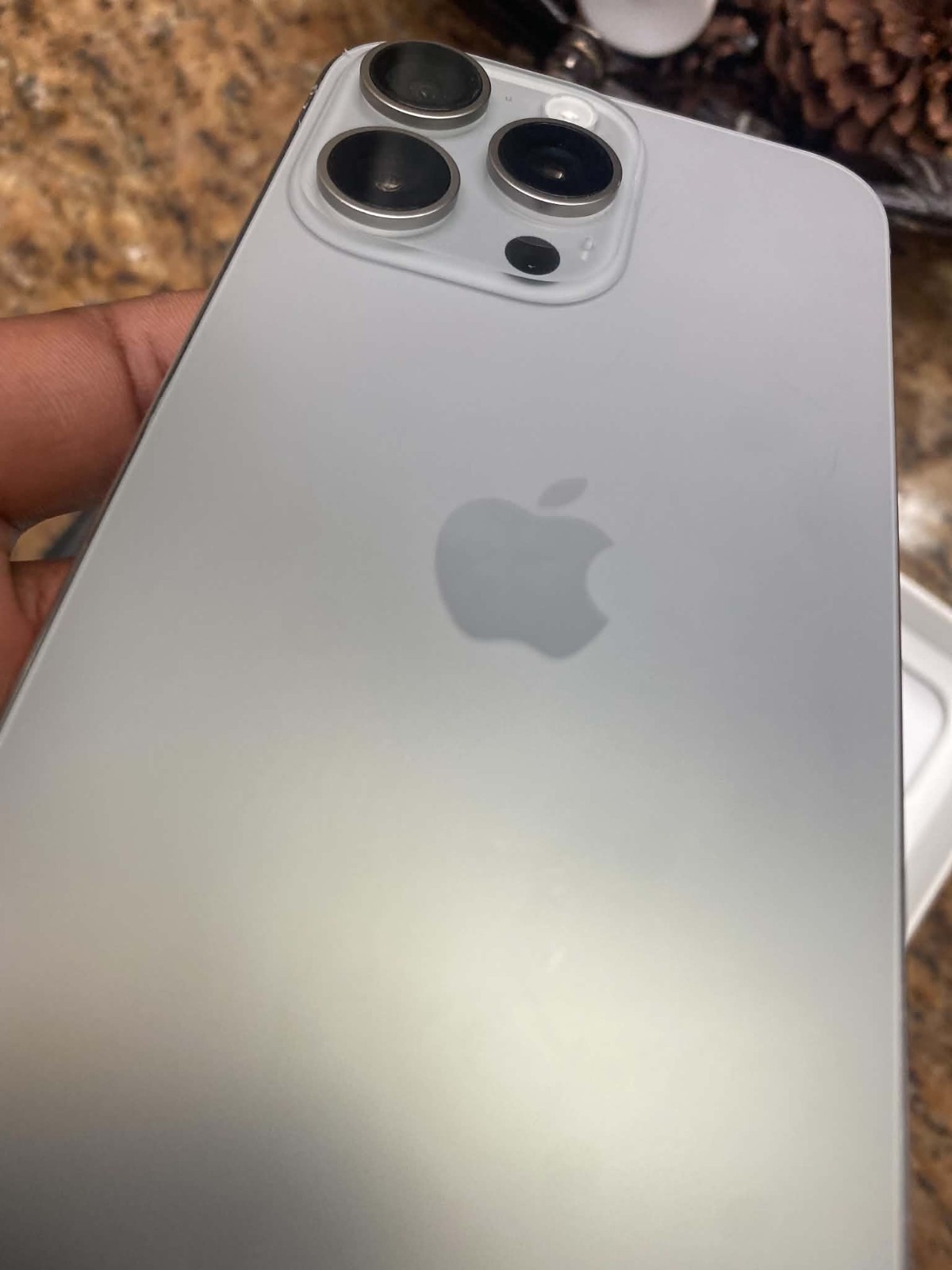 Apple iPhone 15 Pro Max 256GB Silver Unlocked iOS Smartphone