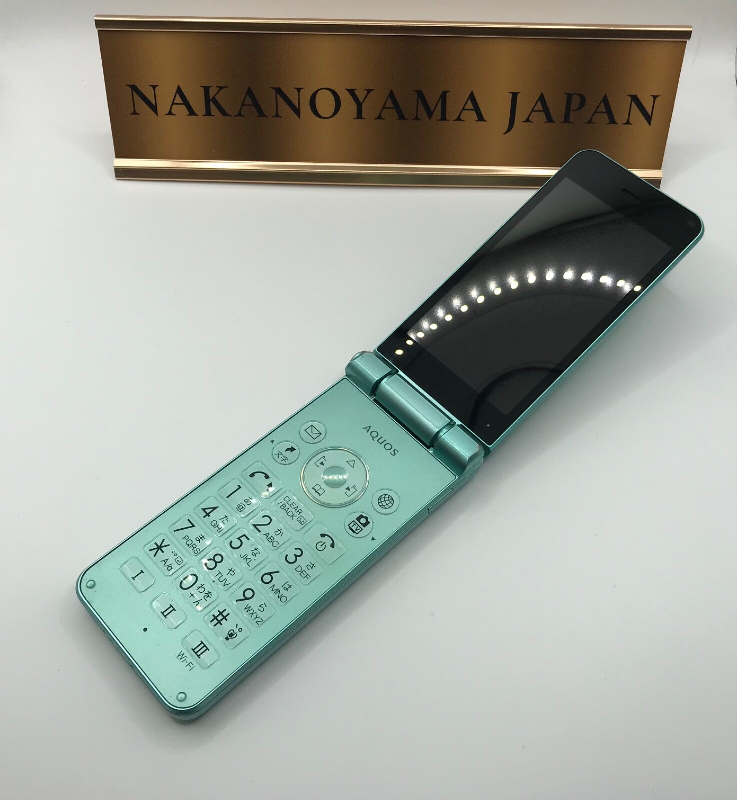 SHARP AQUOS KEITAI 2 601SH Green SoftBank 4G Android Flip Phone Unlocked Used