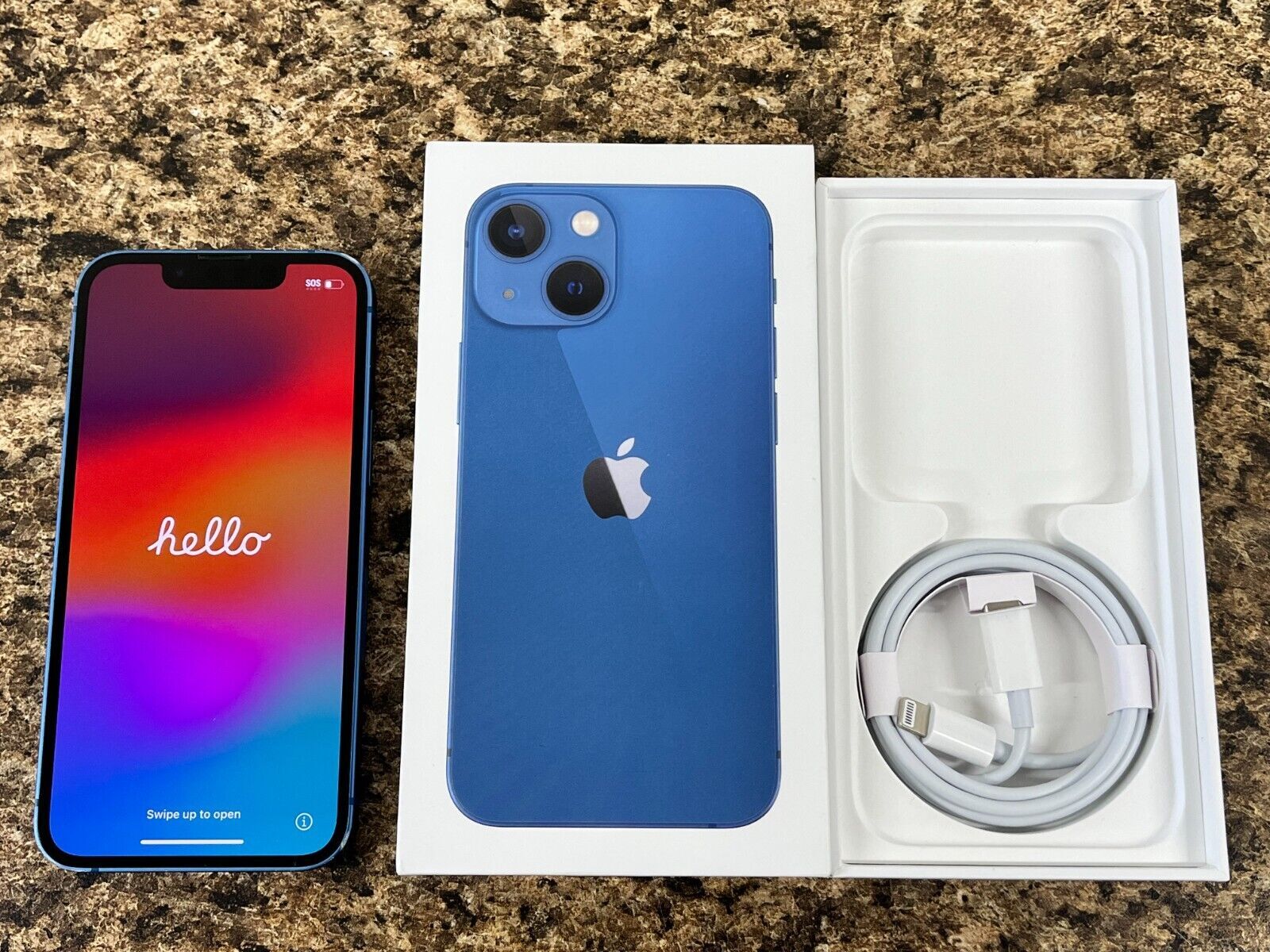 In-Box Apple iPhone 13 Mini A2481 256GB 128GB Factory Unlocked- Excellent
