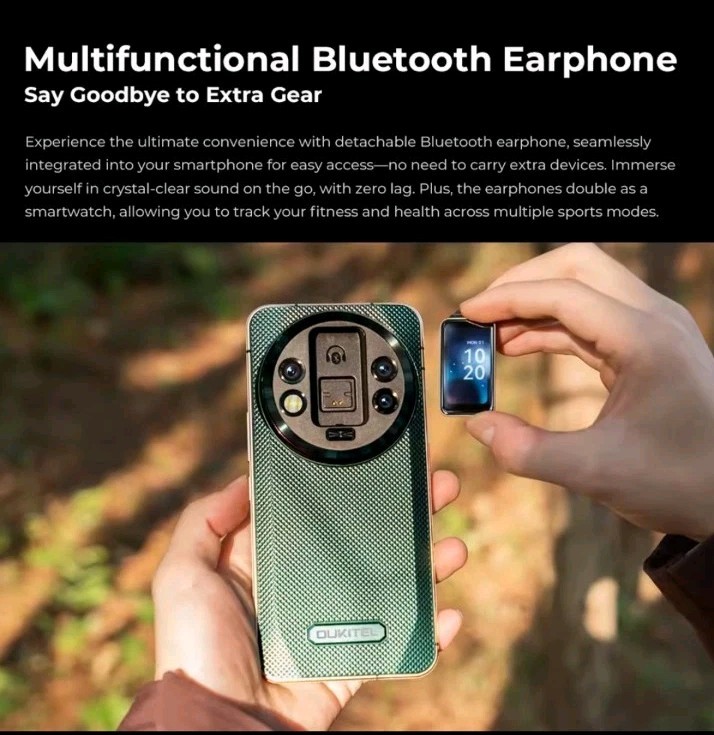 Oukitel WP200 Pro 5G Modular Rugged Smartphone 72GB+1TB 108MP 6.7″ 8800mAh NFC
