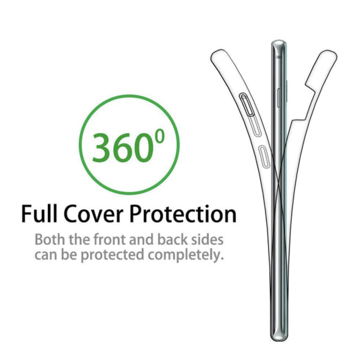 Case for Samsung Galaxy S21 S20 FE 360 Shockproof Protective Silicone TPU Cover