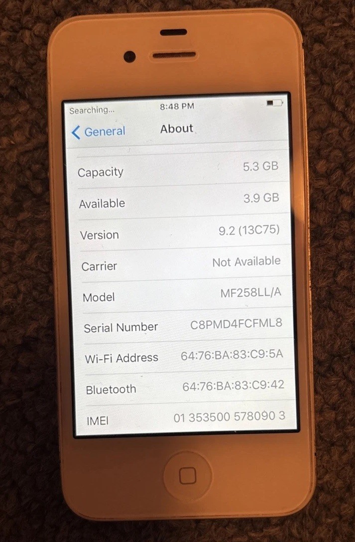 Apple iPhone 4S A1387 White