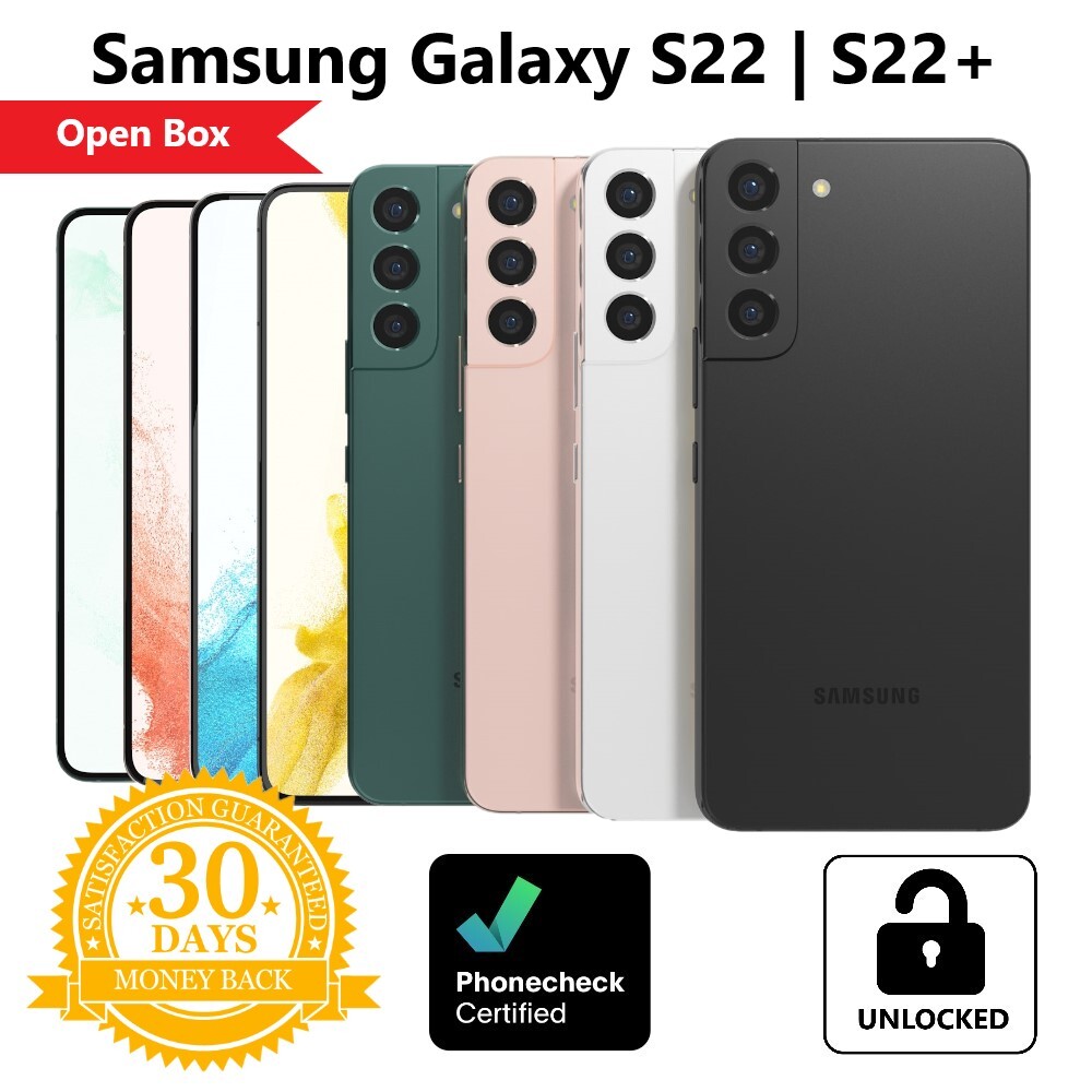 Samsung Galaxy S22 | S22+ Plus 5G – 128GB 256GB – Unlocked Verizon T-Mobile AT&T