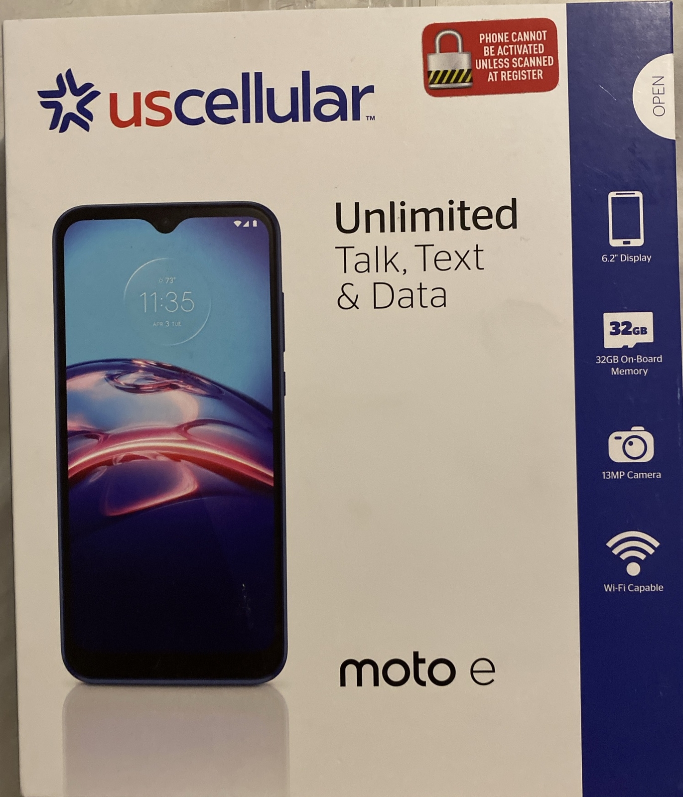 Motorola XT20525 Moto E 6.2″ 32GB LTE Unlocked Smartphone – Blue USCELULAR